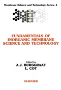 Cover: Fundamentals of Inorganic Membrane Science and Technology - Elsevier