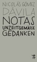 Cover: Notas - Matthes & Seitz Berlin