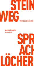 Cover: Sprachl&ouml;cher - Matthes & Seitz Berlin