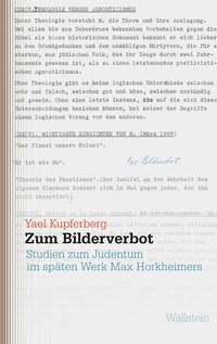 Abbildung von: Zum Bilderverbot - Wallstein