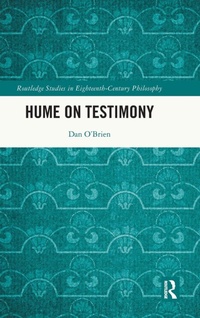 Enlarge image Cover: Hume on Testimony - Routledge