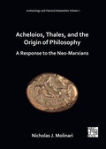Cover: Acheloios, Thales, and the Origin of Philosophy - Archaeopress