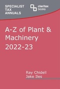 Cover: A-Z of Plant & Machinery - Claritax Books