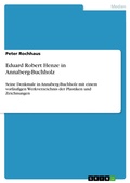 Cover: Eduard Robert Henze in Annaberg-Buchholz - GRIN Verlag
