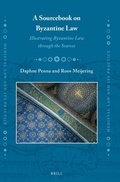 Cover: A Sourcebook on Byzantine Law - Brill