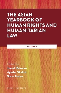 Enlarge image Cover: The Asian Yearbook of Human Rights and Humanitarian Law - Martinus Nijhoff