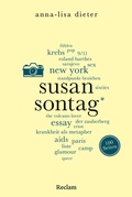 Cover: Susan Sontag. 100 Seiten - Reclam