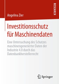 Abbildung von: Investitionsschutz für Maschinendaten - Springer