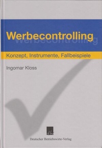Abbildung von: Werbecontrolling. - Deutscher Betriebswirte-Verlag