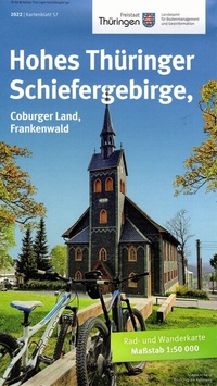 Abbildung von: Hohes Thüringer Schiefergebirge, Coburger Land, Frankenwald - Thüringer Landesamt für Bodenmanagement und Geoinformation