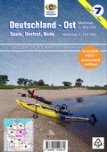 Cover: Wassersport-Wanderkarte / Deutschland Ost f&uuml;r Kanu- und Rudersport - J&uuml;bermann, E