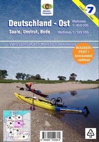 Abbildung von: Wassersport-Wanderkarte / Deutschland Ost für Kanu- und Rudersport - Jübermann, E