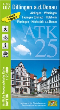 Abbildung von: ATK25-L07 Dillingen a.d.Donau (Amtliche Topographische Karte 1:25000) - Landesamt für Digitalisierung, Breitband und Vermessung, Bayern