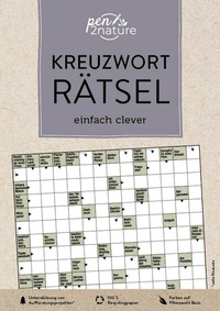 Abbildung von: Kreuzworträtsel einfach clever. Nachhaltiger Kreuzworträtsel-Block - pen2nature