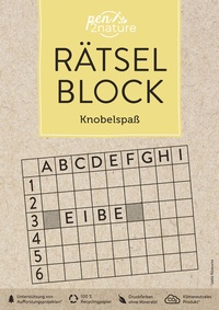 Abbildung von: Rätselblock Knobelspaß. Block mit über 130 kniffligen Rätseln in Farbe - pen2nature