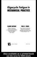 Cover: Gigacycle Fatigue in Mechanical Practice - CRC Press