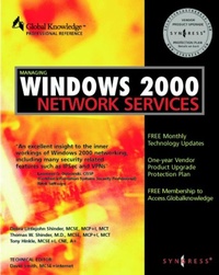 Enlarge image Cover: Managing Windows 2000 Network Services - Syngress