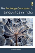 Cover: The Routledge Companion to Linguistics in India - Routledge India