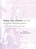 Cover: Same-Sex Desire in the English Renaissance - Routledge
