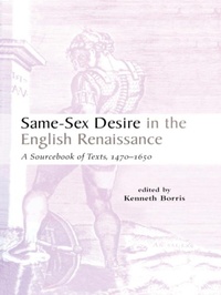 Enlarge image Cover: Same-Sex Desire in the English Renaissance - Routledge