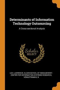Enlarge image Cover: Determinants of Information Technology Outsourcing - Franklin Classics