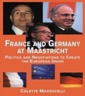 Cover: France and Germany at Maastricht - Routledge