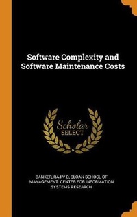 Enlarge image Cover: Software Complexity and Software Maintenance Costs - Franklin Classics