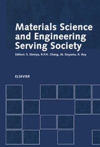 Enlarge image Cover: Materials Science and Engineering Serving Society - Elsevier
