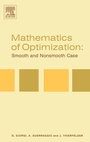Cover: Mathematics of Optimization: Smooth and Nonsmooth Case - Elsevier