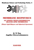 Cover: Membrane Biophysics - Elsevier