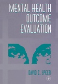 Cover: Mental Health Outcome Evaluation - Academic Press