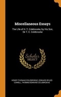 Cover: Miscellaneous Essays - Franklin Classics Trade Press