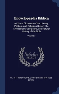 Abbildung von: Encyclopaedia Biblica - Sagwan Press