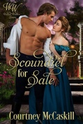 Cover: Scoundrel for Sale (Wicked Widows' League, #8) - Hazel Grove Books