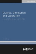 Cover: Divorce, Dissolution and Separation - The Law Society