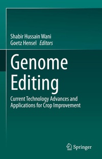 Enlarge image Cover: Genome Editing - Springer