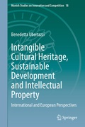 Cover: Intangible Cultural Heritage, Sustainable Development and Intellectual Property - Springer