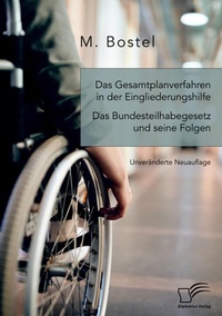 Abbildung von: Das Gesamtplanverfahren in der Eingliederungshilfe - Diplomica Verlag