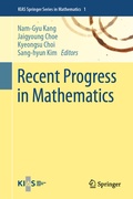 Bild: Recent Progress in Mathematics - Springer