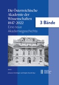 Cover: Die &Ouml;sterreichische Akademie der Wissenschaften 1847-2022 - Verlag der &ouml;sterreichischen Akademie der Wissenschaften