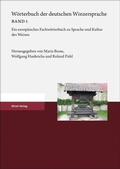 Cover: W&ouml;rterbuch der deutschen Winzersprache - Hirzel