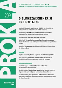 Abbildung von: Die Linke zwischen Krise und Bewegung - Bertz und Fischer