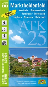 Abbildung von: ATK25-E03 Marktheidenfeld (Amtliche Topographische Karte 1:25000) - Landesamt für Digitalisierung, Breitband und Vermessung, Bayern