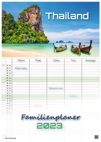 Abbildung von: Thailand - Land of Smiles - 2023 - Kalender DIN A3 - (Familienplaner) - GP-Fever.de