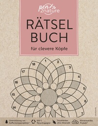 Abbildung von: Rätselbuch für clevere Köpfe. Bunter Rätselmix für Erwachsene - pen2nature