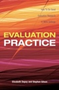 Cover: Evaluation Practice - Psychology Press Ltd