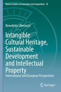 Cover: Intangible Cultural Heritage, Sustainable Development and Intellectual Property - Springer