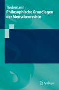 Cover: Philosophische Grundlagen der Menschenrechte - Springer