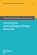 Cover: Forschung an entscheidungsunf&auml;higen Menschen - Nomos