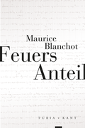Cover: Feuers Anteil - Verlag Turia + Kant